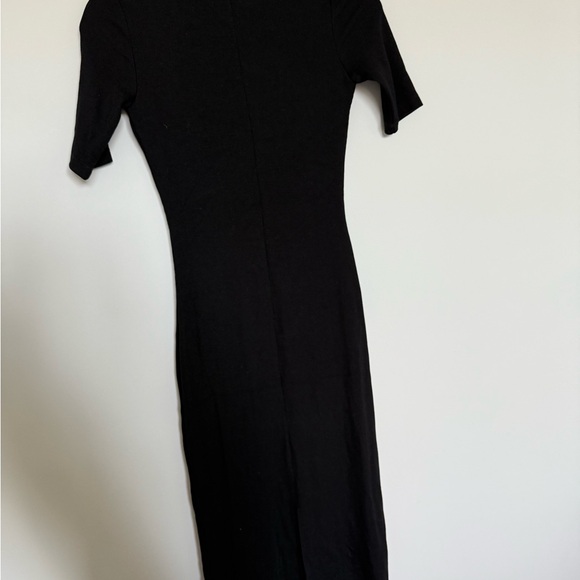 Marine Layer Lexi Rib Mock Neck Midi Dress XS - Picture 5 of 7